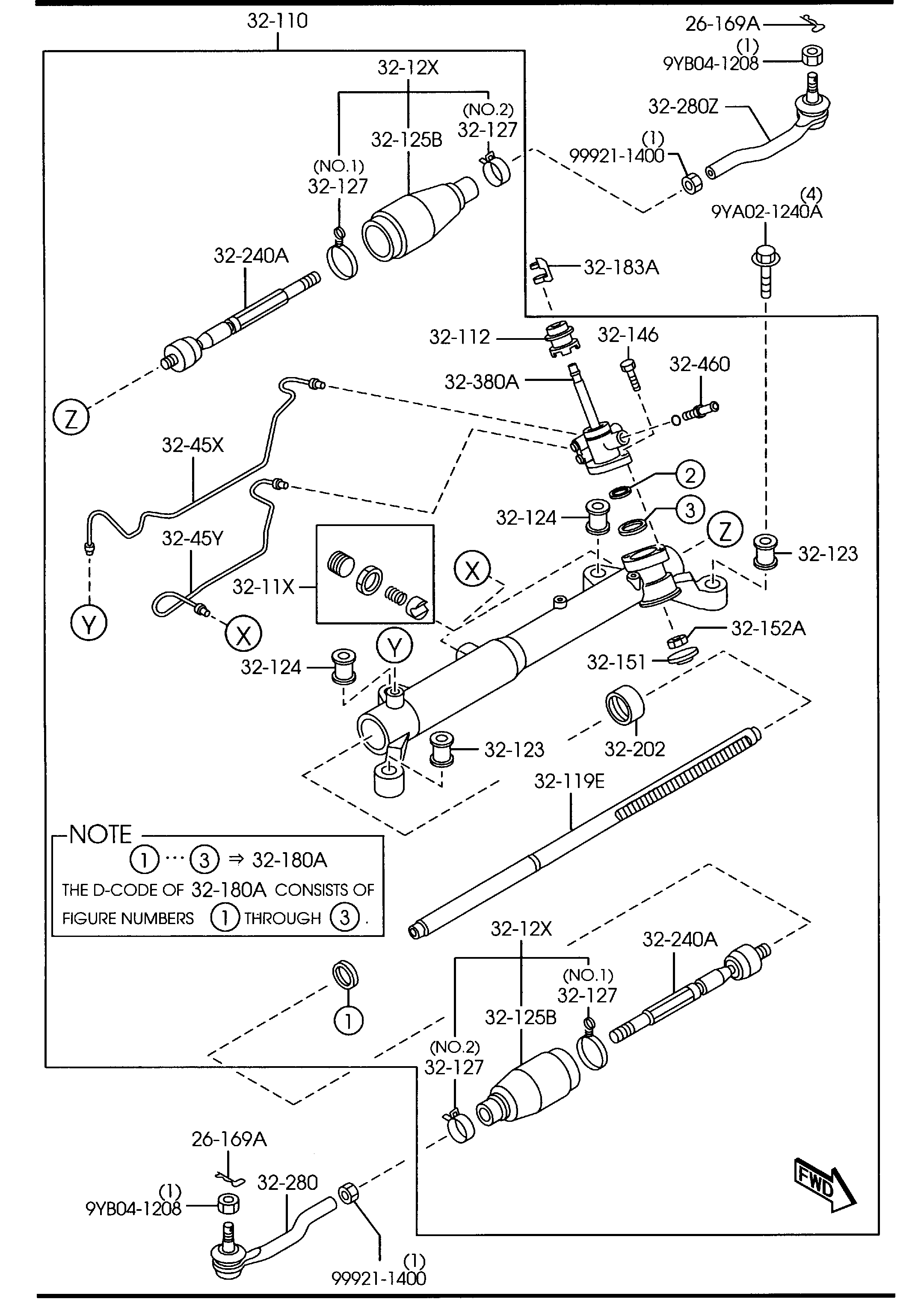 MAZDA EG21-32-290 - Stūres šķērsstiepņa uzgalis autodraugiem.lv