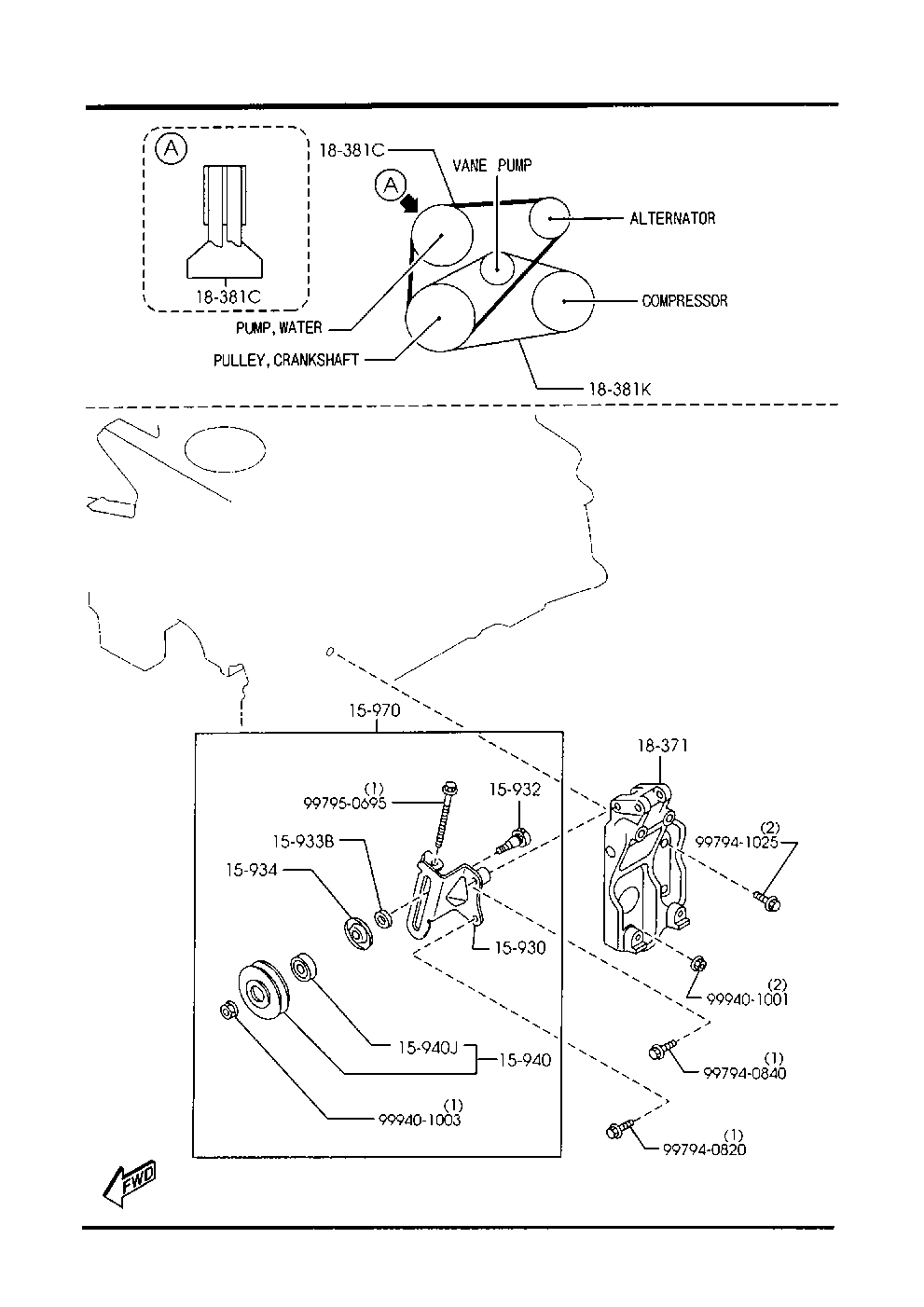 FORD WL51-18-380 - Ķīļrievu siksna autodraugiem.lv