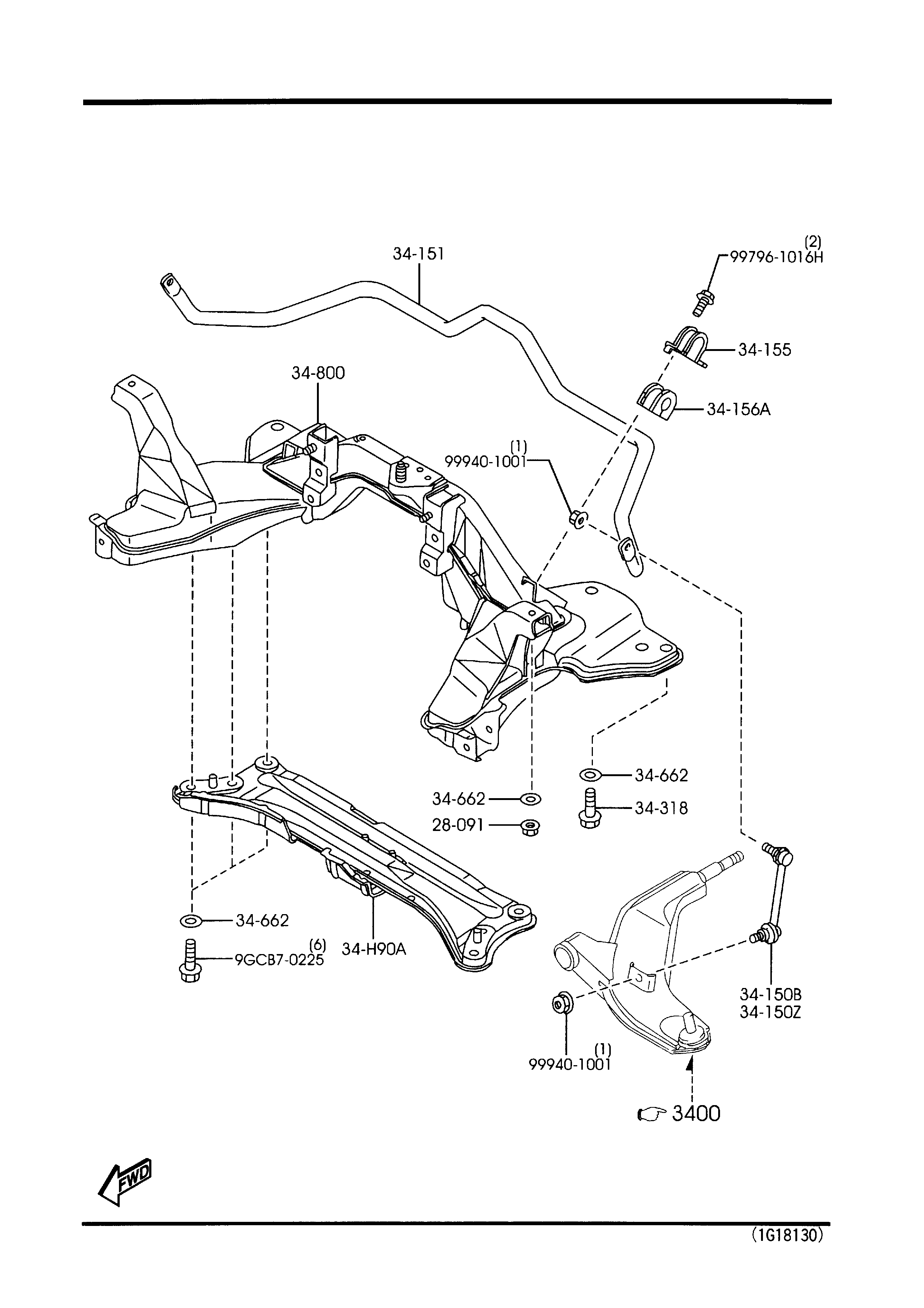 FORD USA GD1E-34-150 - Stiepnis / Atsaite, Stabilizators autodraugiem.lv