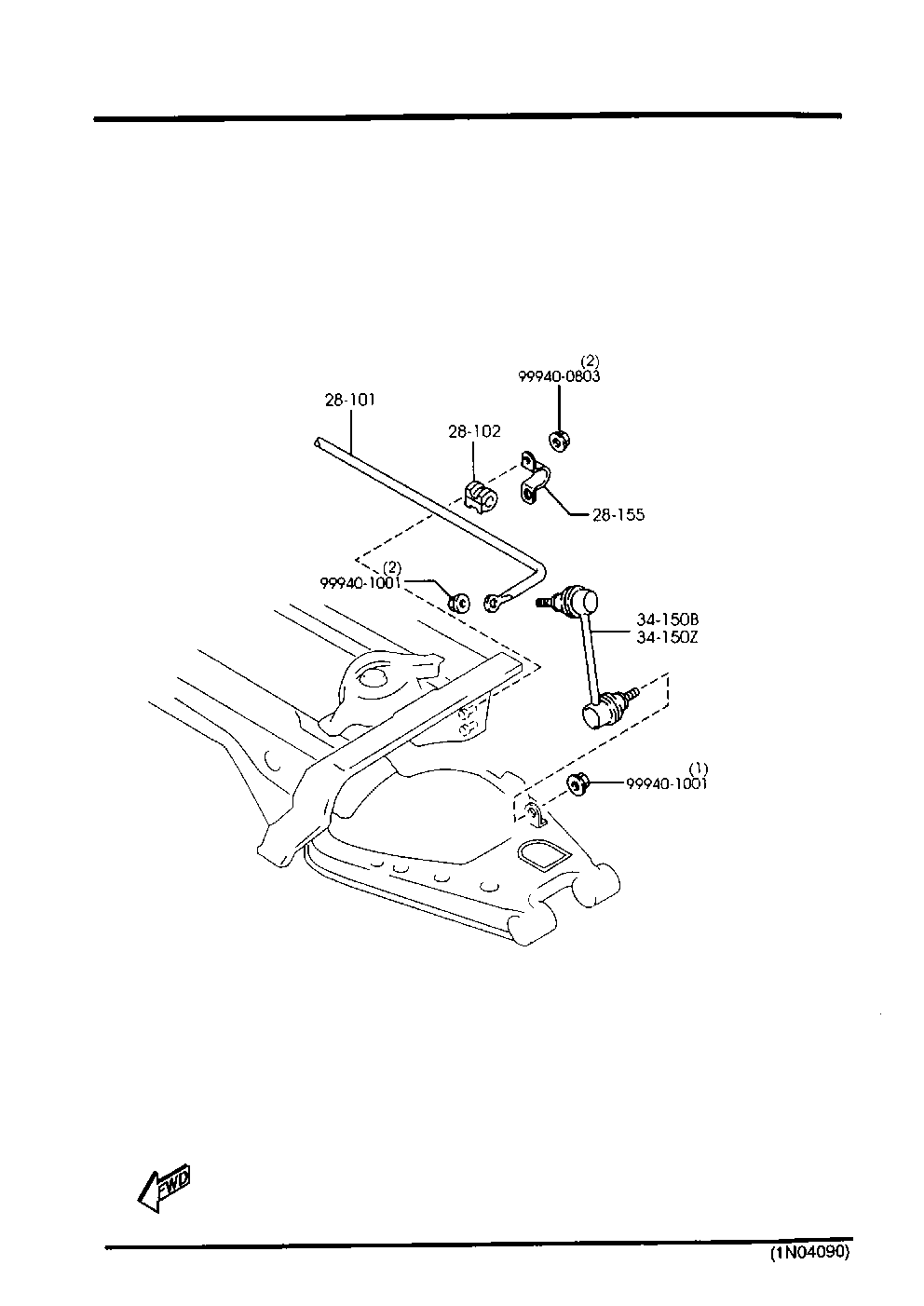 KIA GA2A-34-170A - Stiepnis / Atsaite, Stabilizators autodraugiem.lv