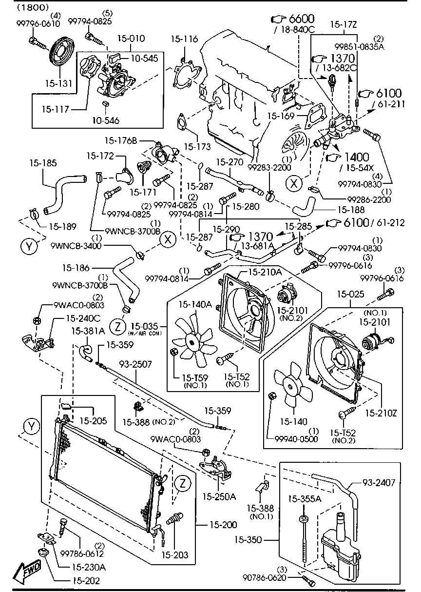 MAZDA FSJ3-15-200A - Radiators, Motora dzesēšanas sistēma autodraugiem.lv