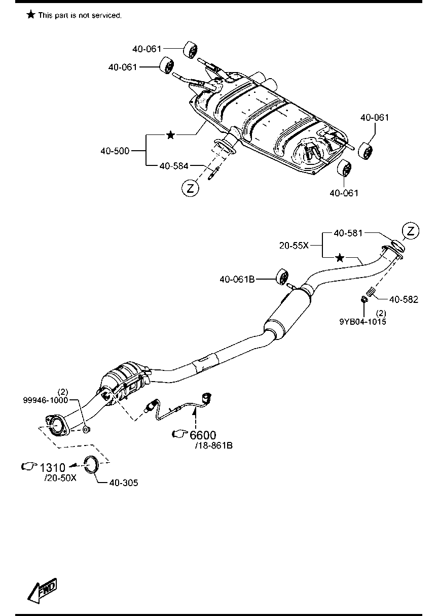 Honda 99946-1000 - Uzgrieznis, Izplūdes kolektors autodraugiem.lv