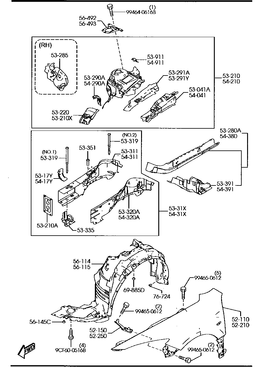 MAZDA GS1D-56-130G - Apdare, Riteņa niša autodraugiem.lv