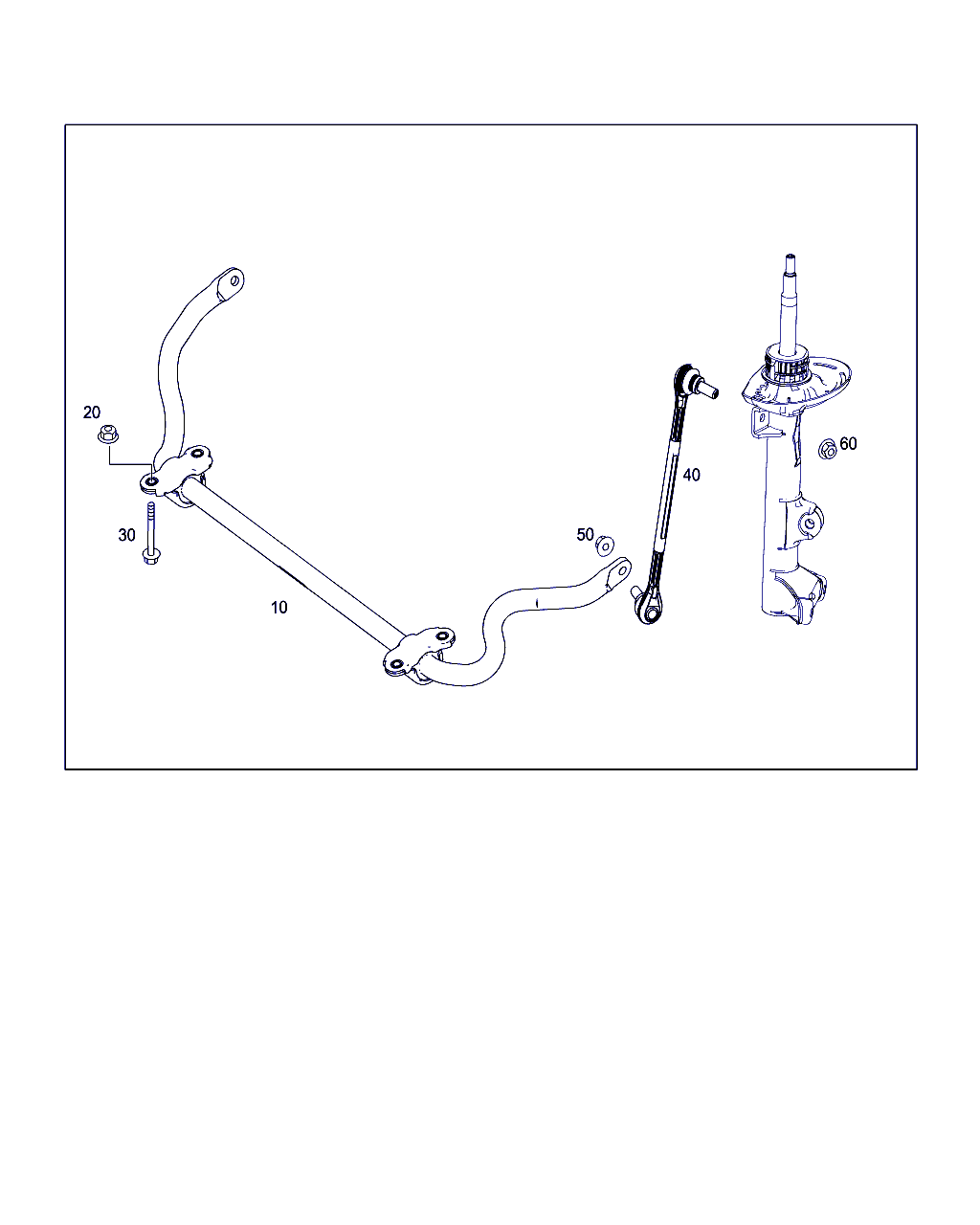 Mercedes-Benz A 204 320 17 89 - Stiepnis / Atsaite, Stabilizators autodraugiem.lv