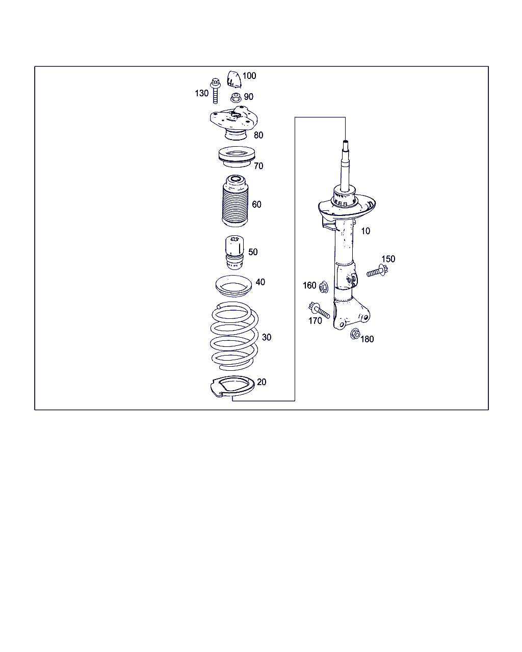 Mercedes-Benz A 204 323 35 00 - Amortizators autodraugiem.lv