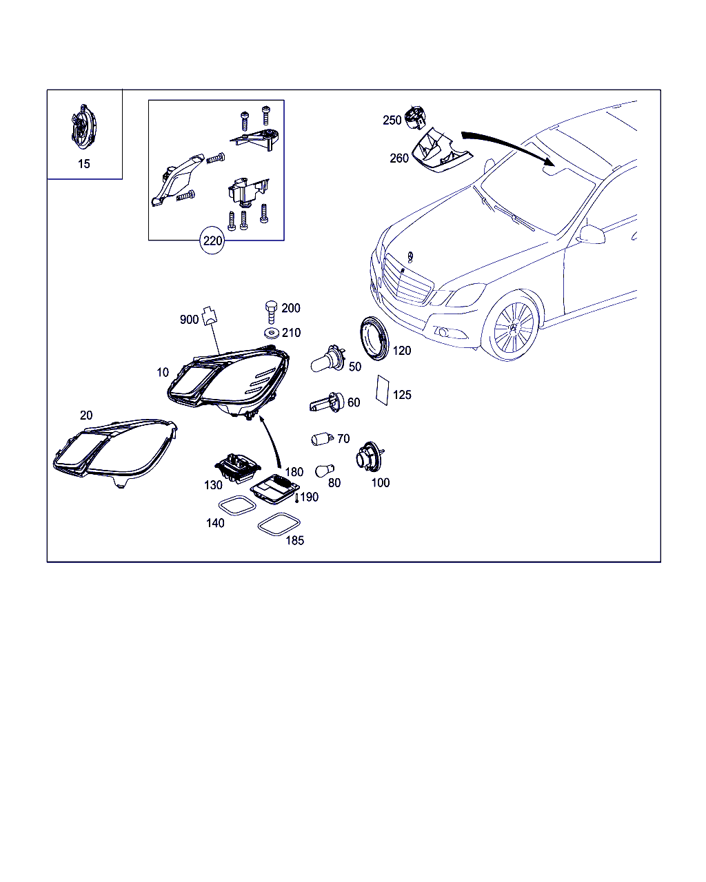 Mercedes-Benz N 000000 007419 - Kvēlspuldze, Tālās gaismas lukturis autodraugiem.lv