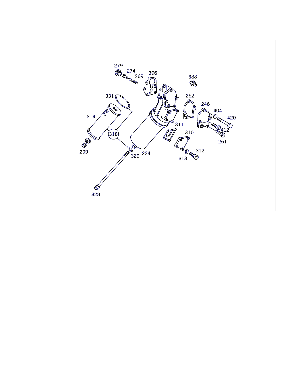 Mercedes-Benz A 615 184 00 25 - Eļļas filtrs autodraugiem.lv