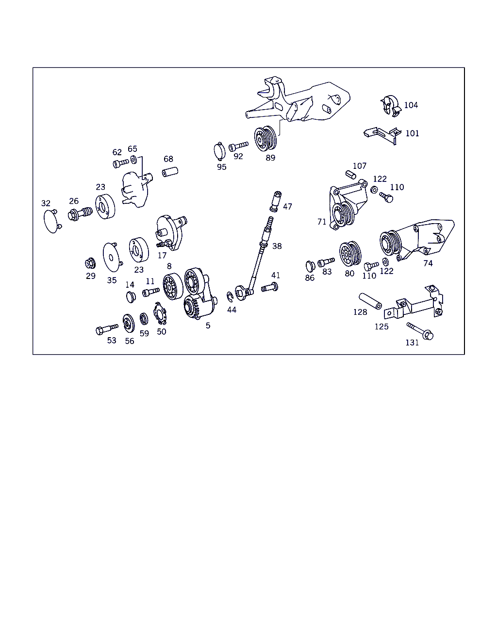 Mercedes-Benz A 119 200 09 70 - Parazīt / Vadrullītis, Ķīļrievu siksna autodraugiem.lv