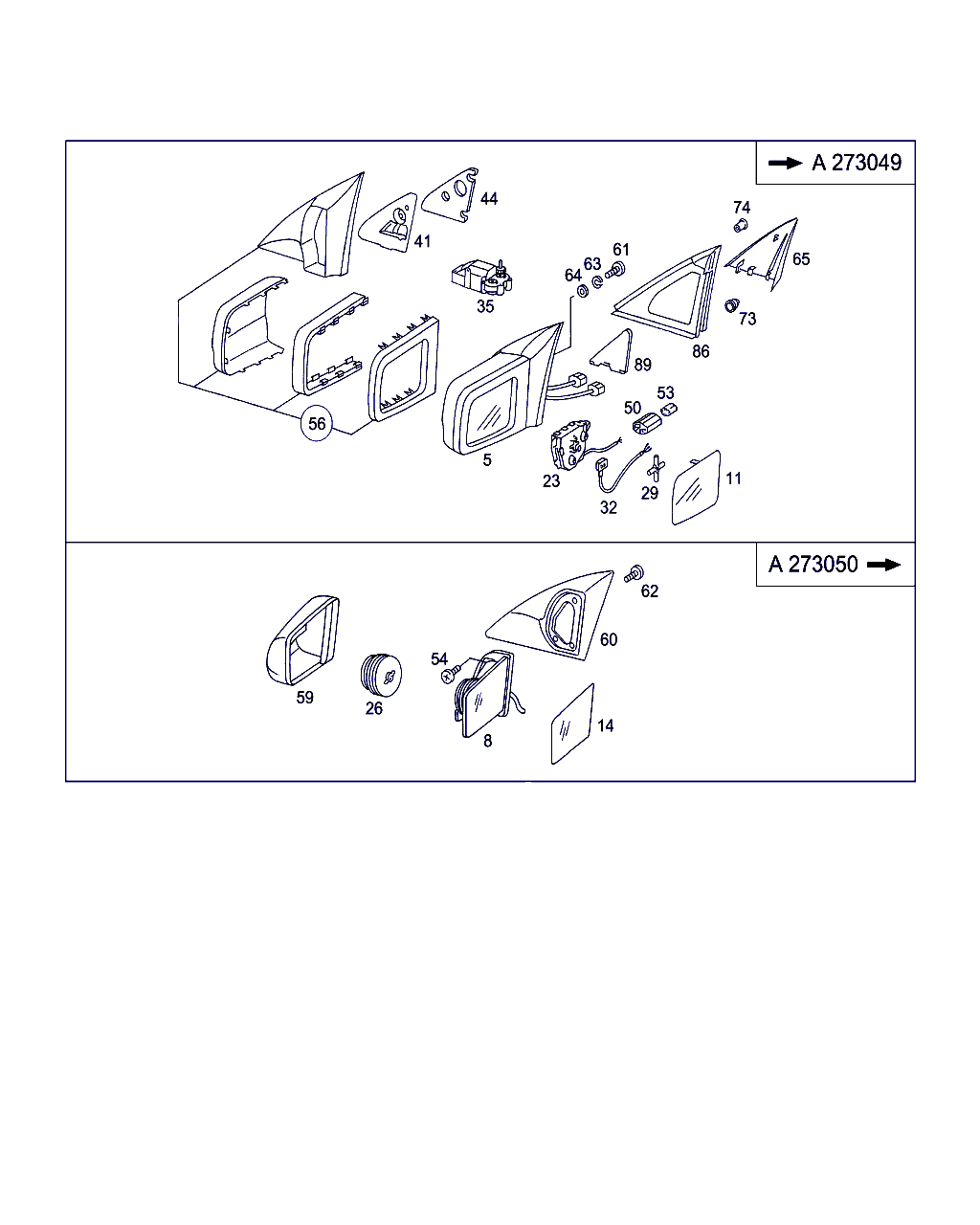 Mercedes-Benz A 210 810 03 21 - Spoguļstikls, Ārējais atpakaļskata spogulis autodraugiem.lv