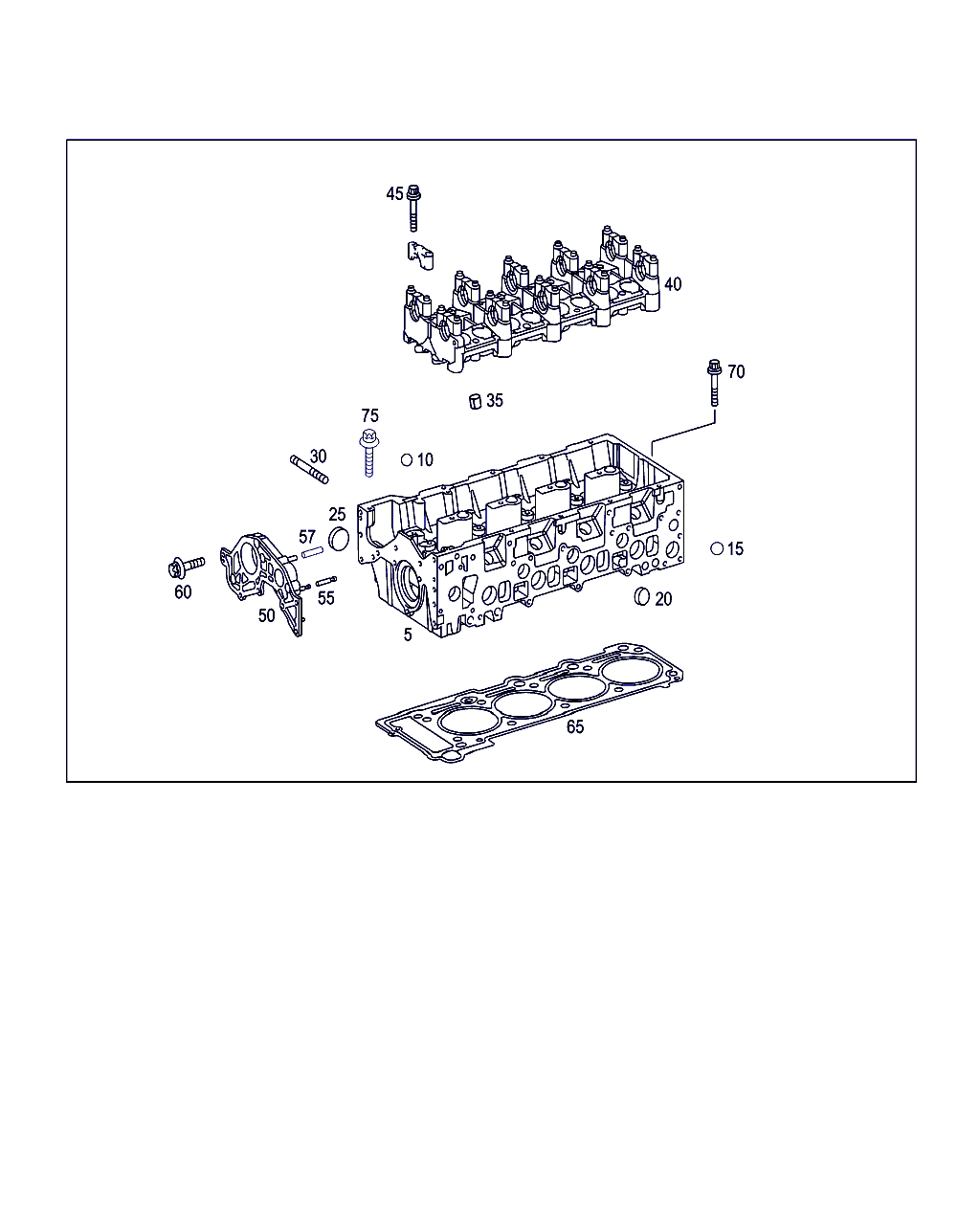 Mercedes-Benz A 646 016 17 20 - Blīve, Motora bloka galva autodraugiem.lv