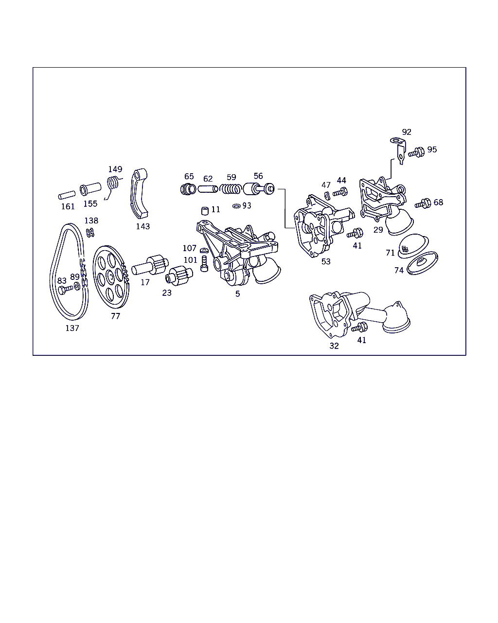 Mercedes-Benz A 003 997 00 94 - Ķēde, Eļļas sūkņa piedziņa autodraugiem.lv