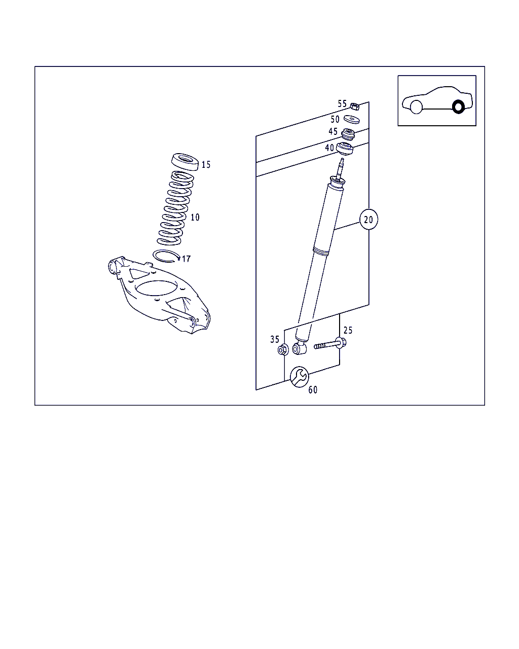 Mercedes-Benz A 170 320 01 31 - Amortizators autodraugiem.lv