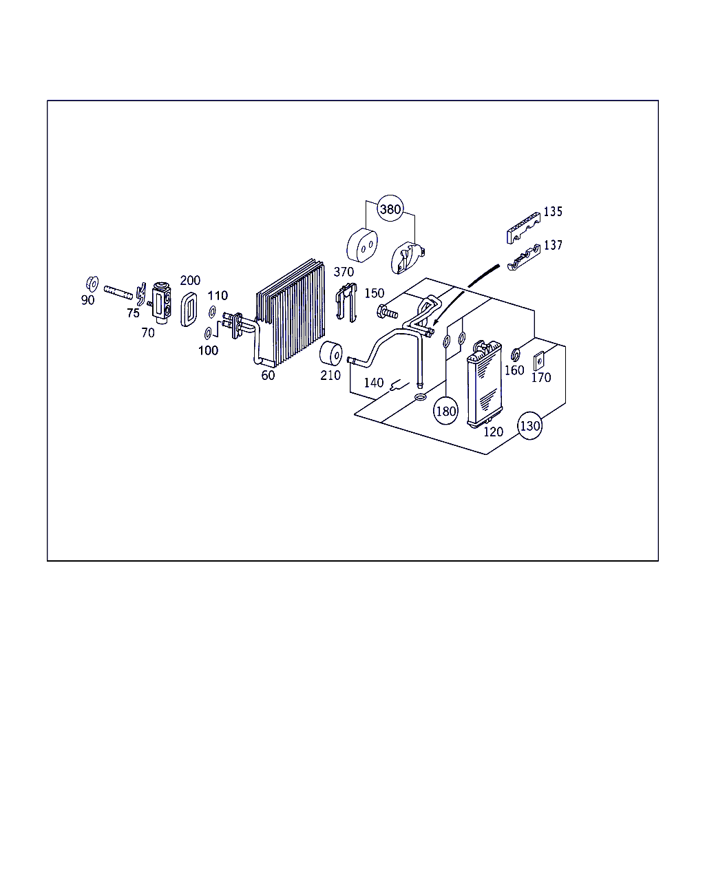 Maybach A 220 830 07 58 - Iztvaikotājs, Gaisa kondicionēšanas sistēma autodraugiem.lv