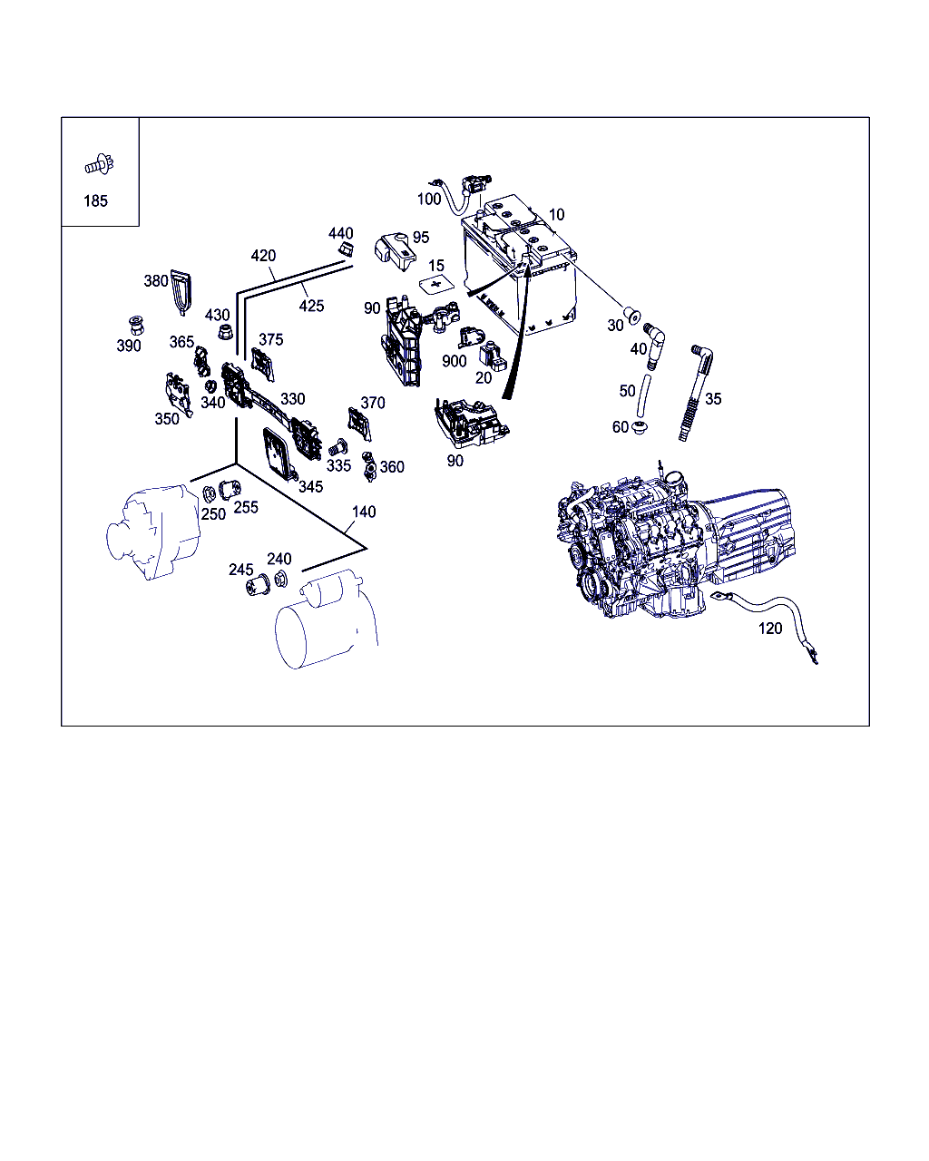 Mercedes-Benz A 000 982 36 04 - STARTER BATTERY autodraugiem.lv