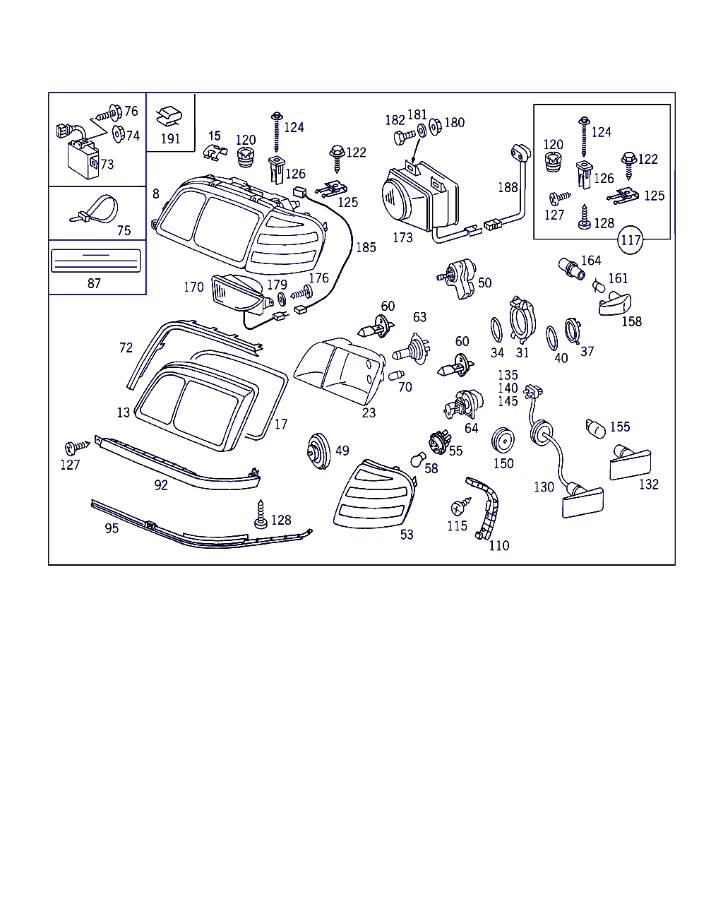 Mercedes-Benz N 072 601 012 251 - Kvēlspuldze, Pagriezienu signāla lukturis autodraugiem.lv