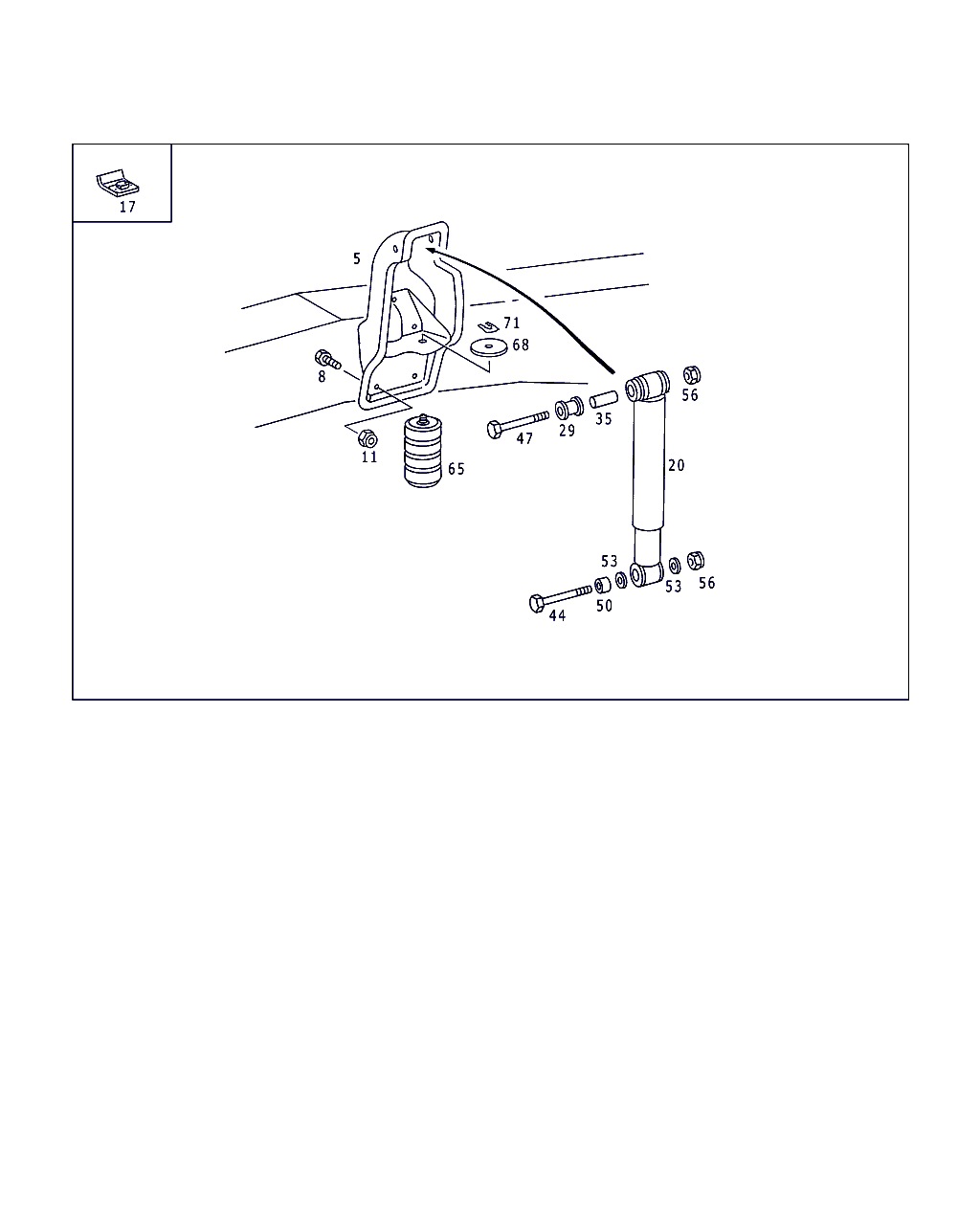 Mercedes-Benz A 005 323 09 00 - Amortizators autodraugiem.lv