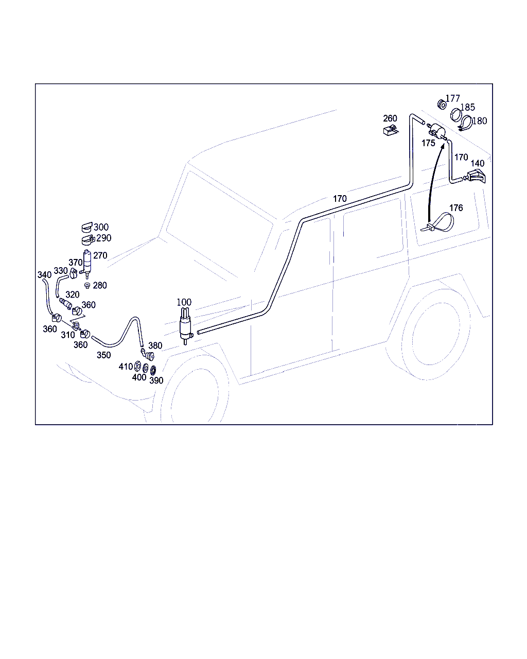 Mercedes-Benz A 210 869 11 21 - Ūdenssūknis, Lukturu tīrīšanas sistēma autodraugiem.lv