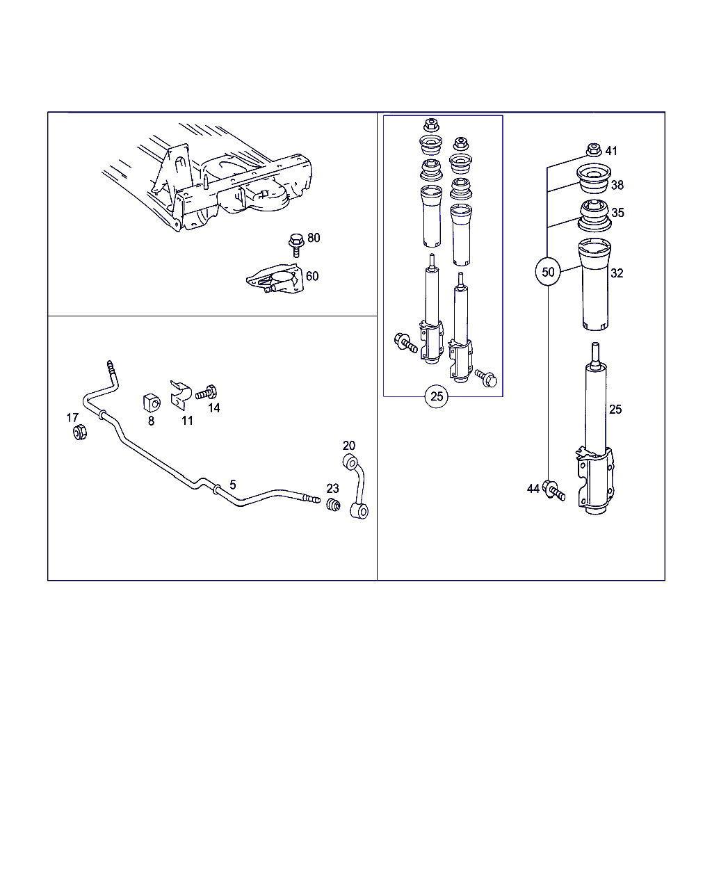 Mercedes-Benz A 904 323 00 85 - Bukse, Stabilizators autodraugiem.lv