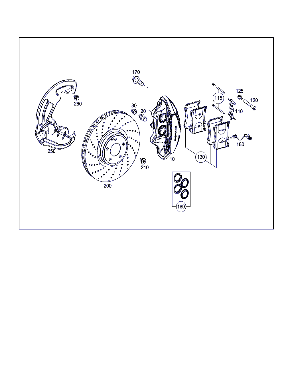 Mercedes-Benz A 008 420 01 20 - Bremžu uzliku kompl., Disku bremzes autodraugiem.lv