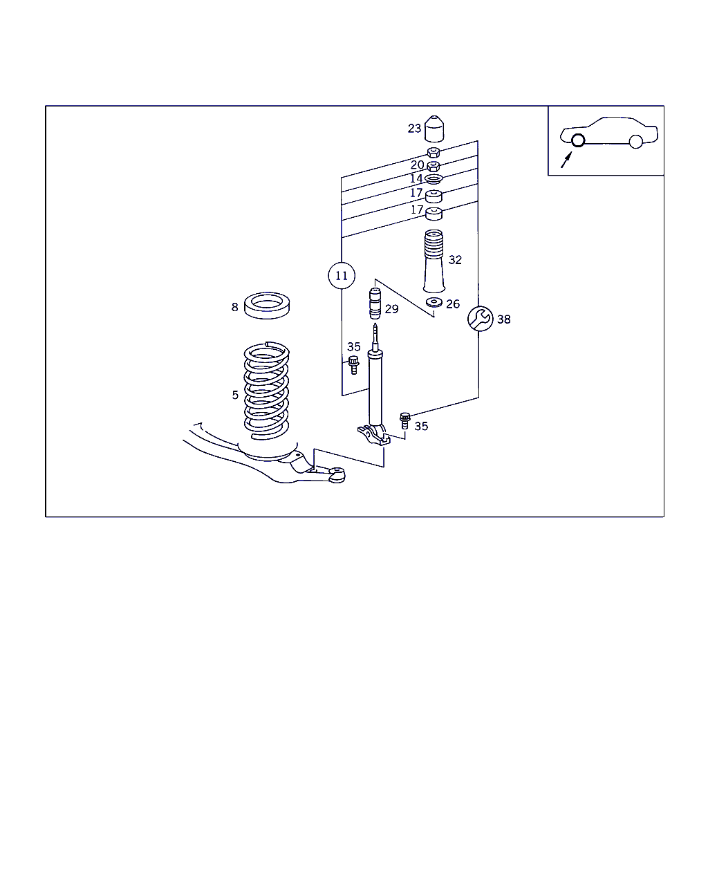 Mercedes-Benz A 123 323 03 67 - Amortizators autodraugiem.lv