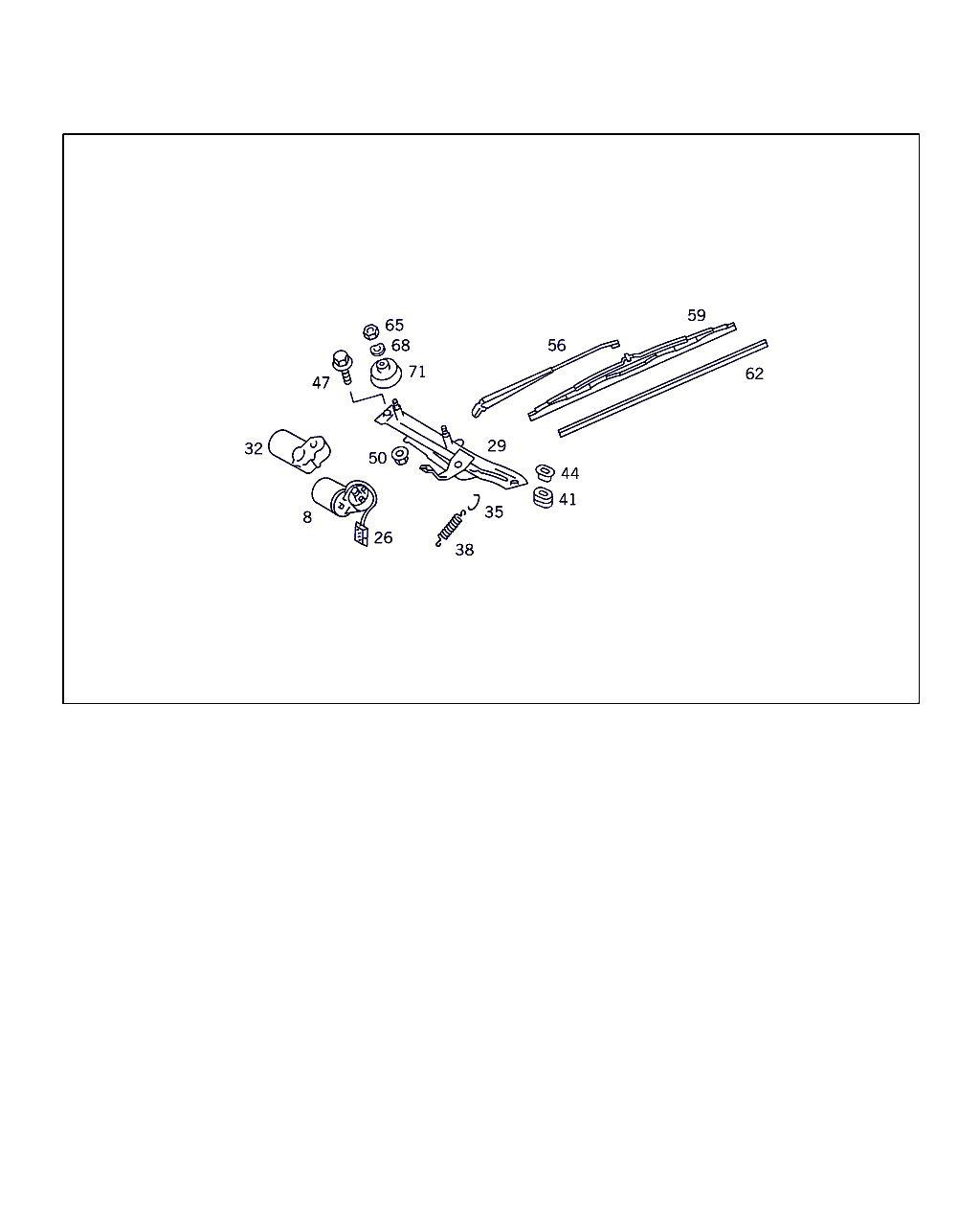 Mercedes-Benz A 000 820 58 45 - Stikla tīrītāja slotiņa autodraugiem.lv