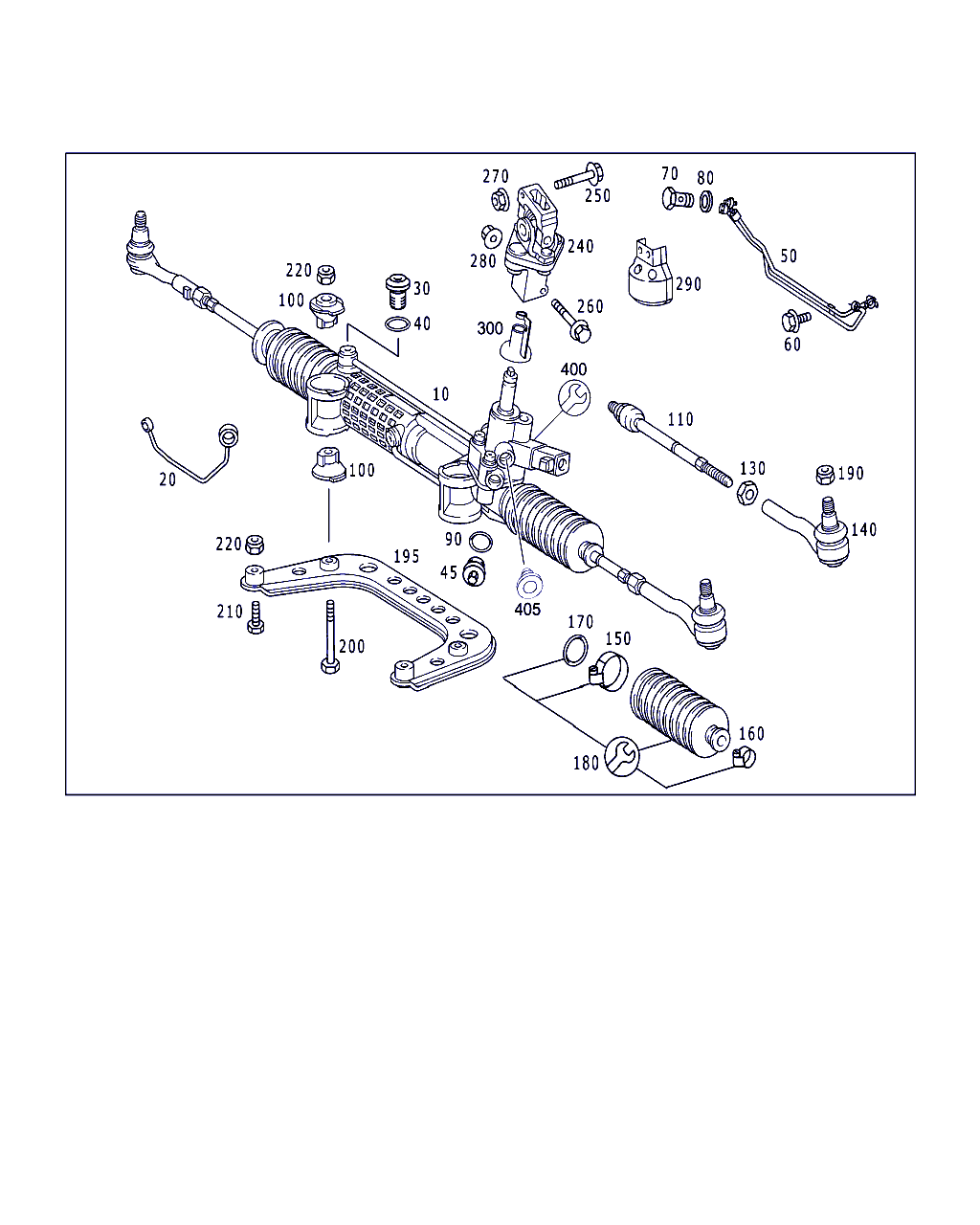 Mercedes-Benz A 210 460 42 00 - Stūres mehānisms autodraugiem.lv