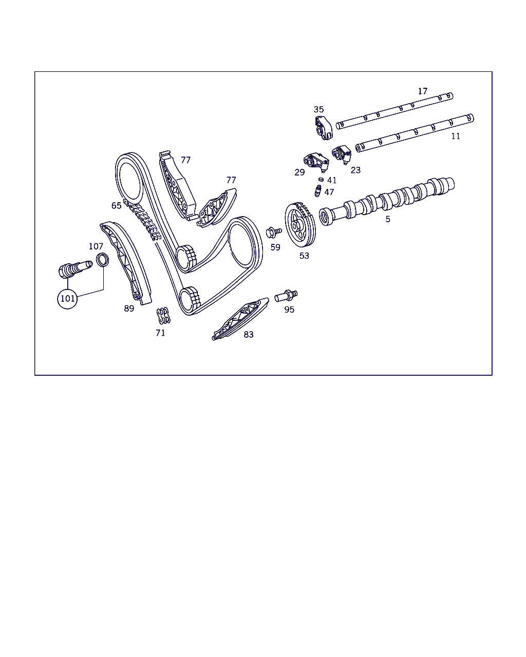 Mercedes-Benz A 003 997 63 94 - Sadales vārpstas piedziņas ķēde autodraugiem.lv