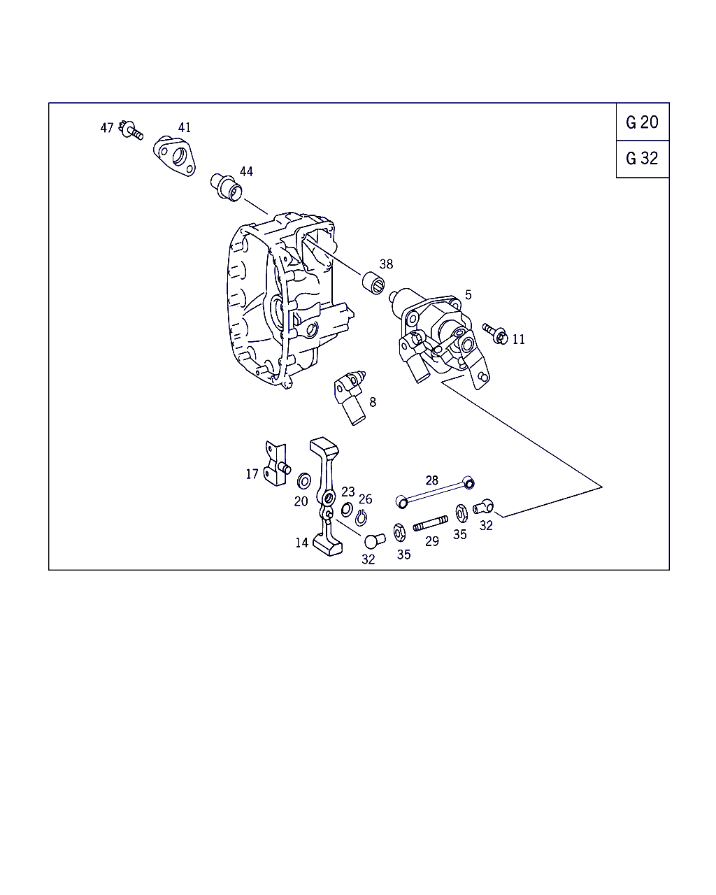 Mercedes-Benz A 903 260 01 89 - Pārnesumu pārslēgšanas dakšas štoks autodraugiem.lv