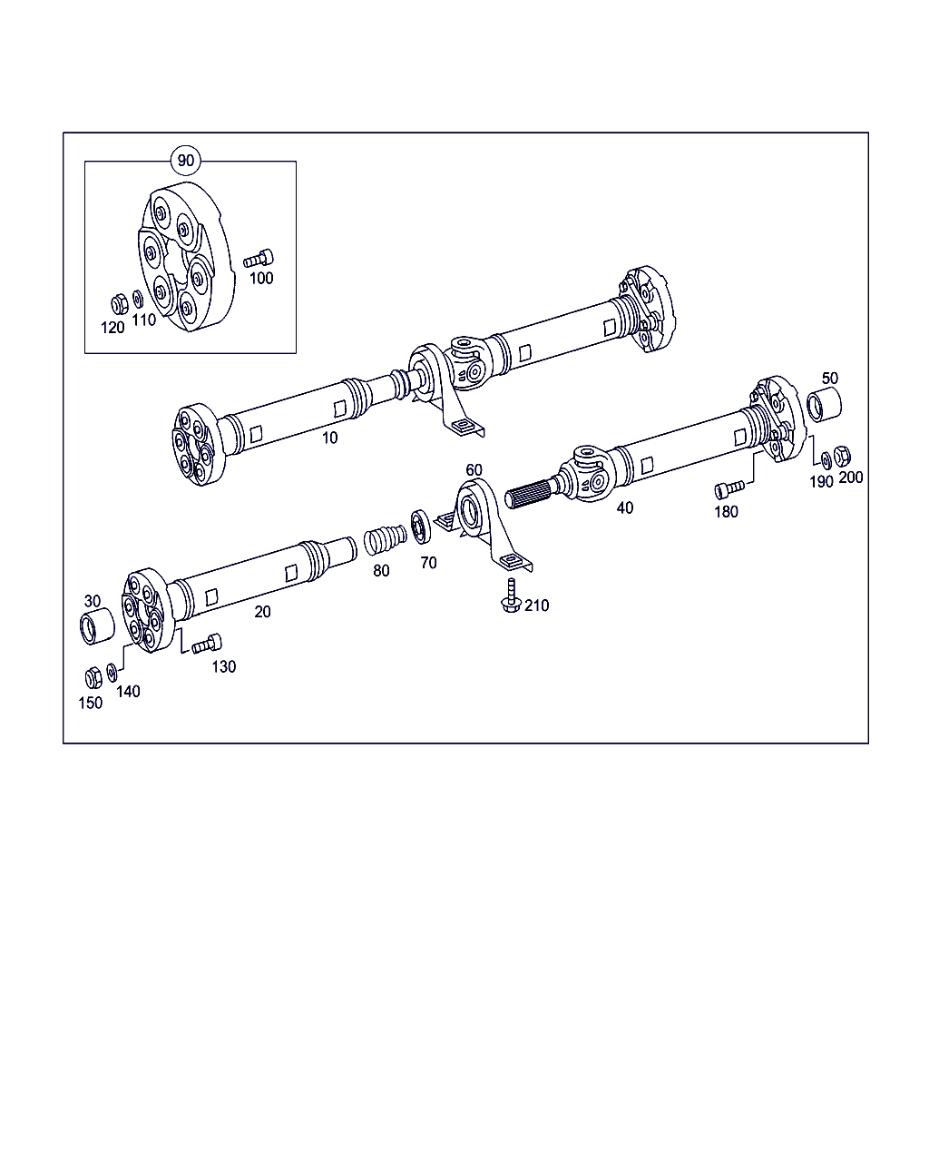 Mercedes-Benz A 211 410 03 81 - Piekare, Kardānvārpsta autodraugiem.lv