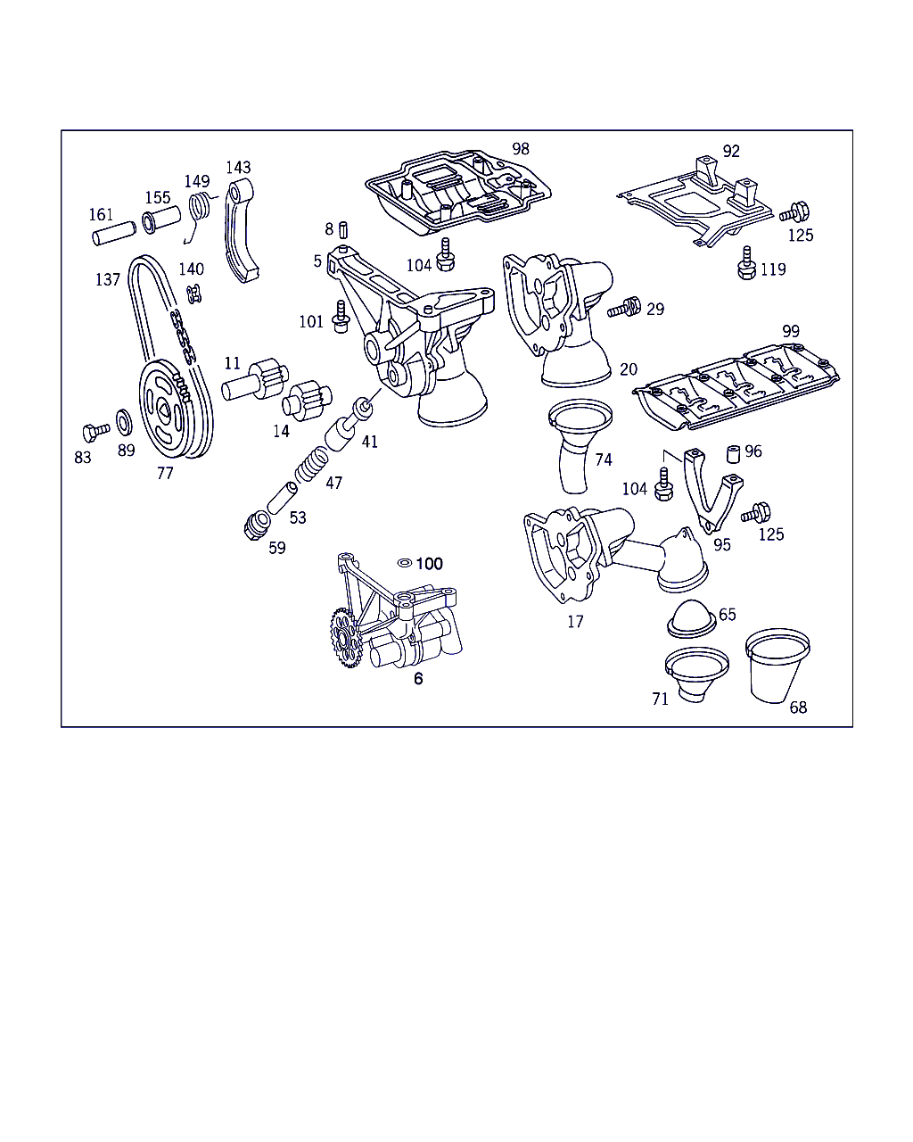 Mercedes-Benz A 003 997 41 94 - Ķēde, Eļļas sūkņa piedziņa autodraugiem.lv