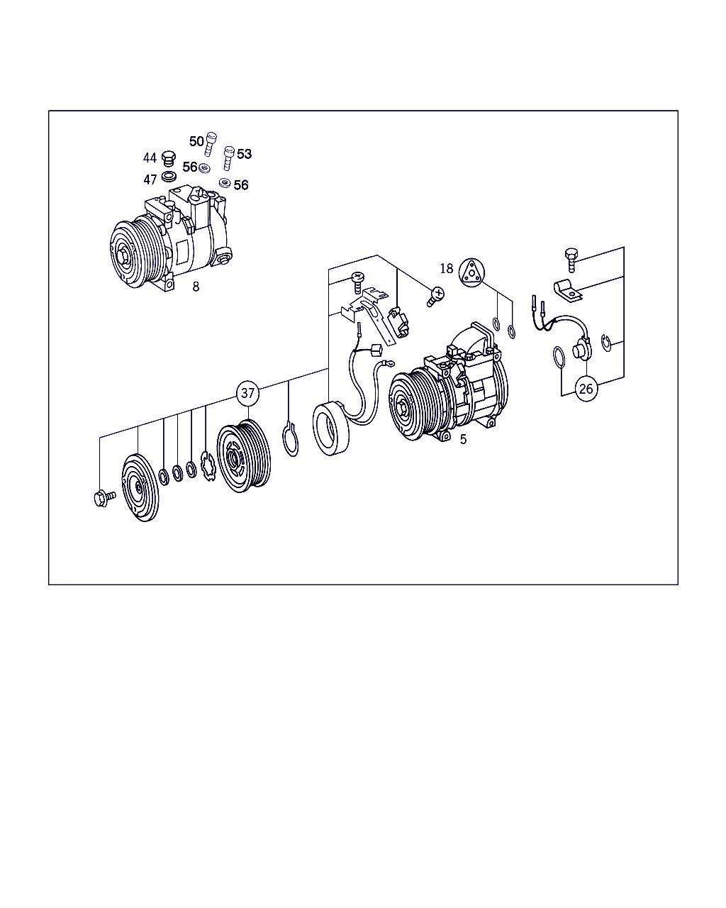 Mercedes-Benz A 000 230 39 11 - Kompresors, Gaisa kond. sistēma autodraugiem.lv