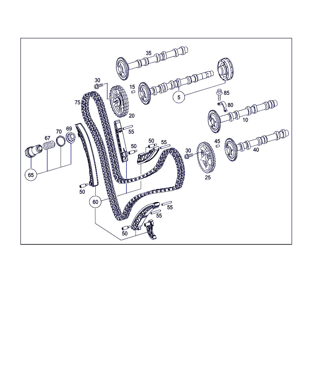 Mercedes-Benz A 000 993 10 76 - Sadales vārpstas piedziņas ķēde autodraugiem.lv