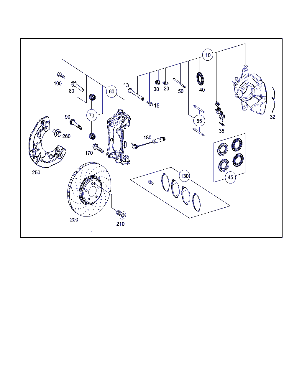 Mercedes-Benz A 000 420 79 00 - Bremžu uzliku kompl., Disku bremzes autodraugiem.lv