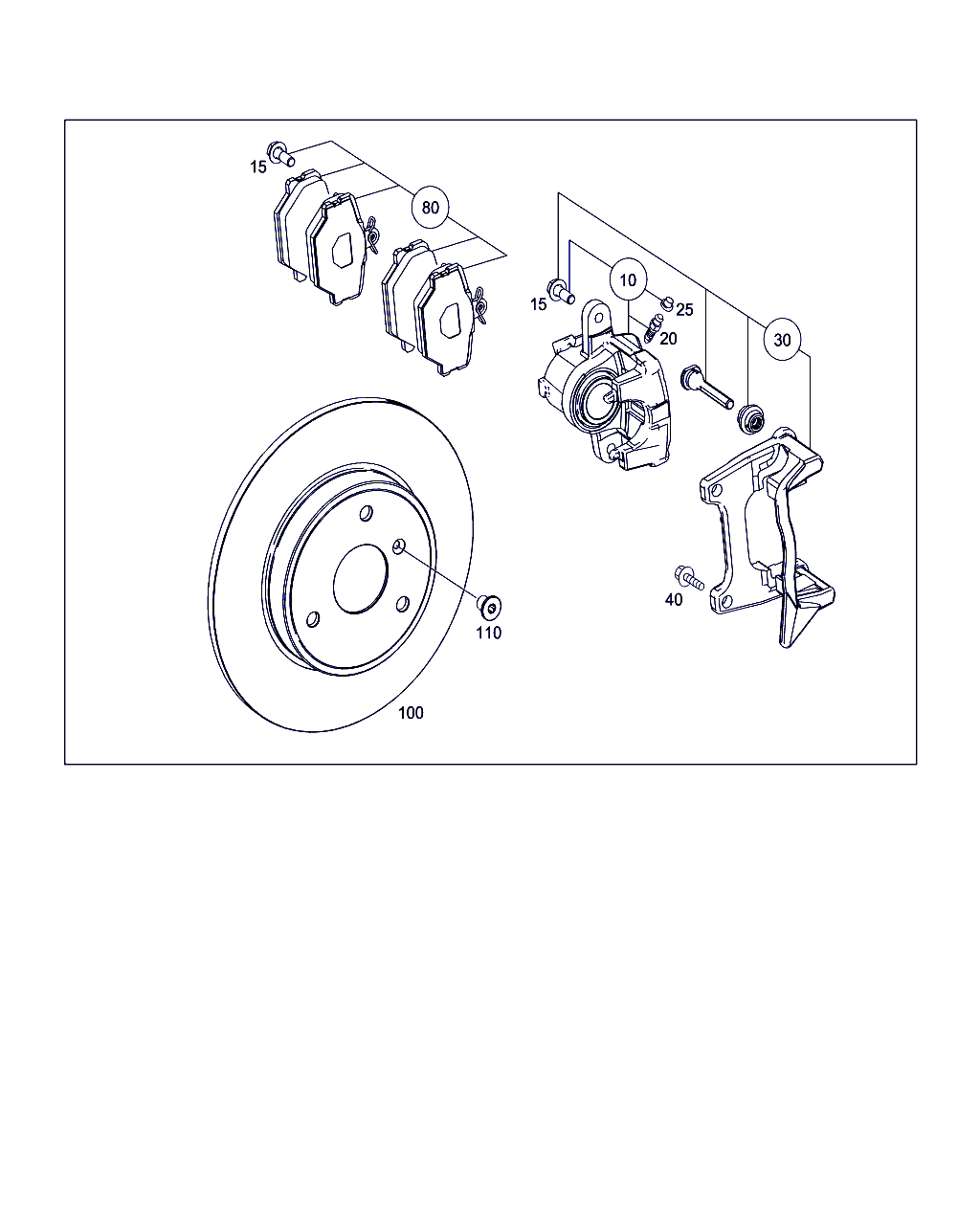 Smart A 451 421 00 10 - Bremžu uzliku kompl., Disku bremzes autodraugiem.lv