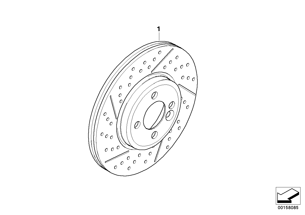 BMW 34 11 6 777 826 - Bremžu diski autodraugiem.lv