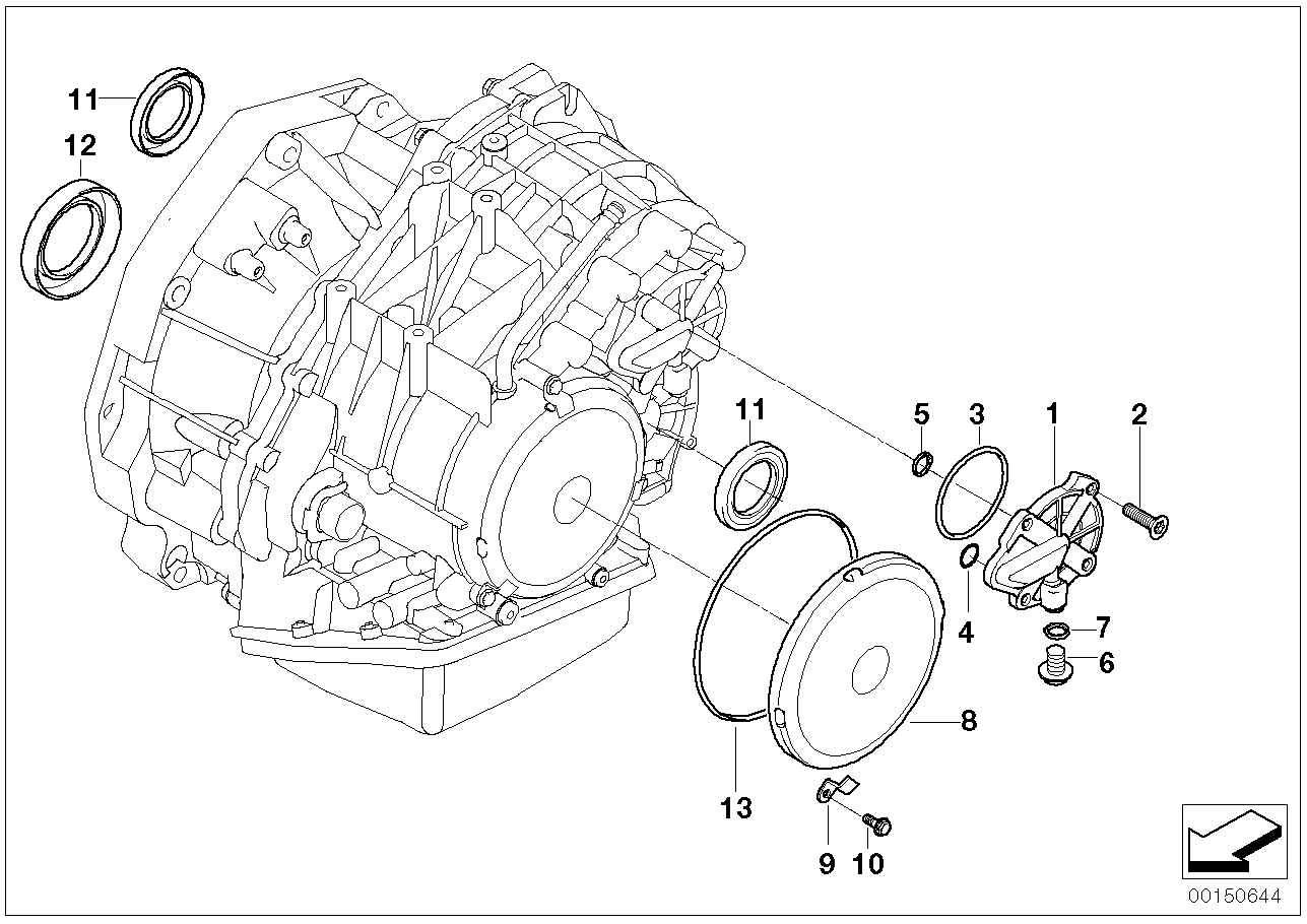 BMW 24217580322 - Vārpstas blīvgredzens, Sadales vārpsta autodraugiem.lv