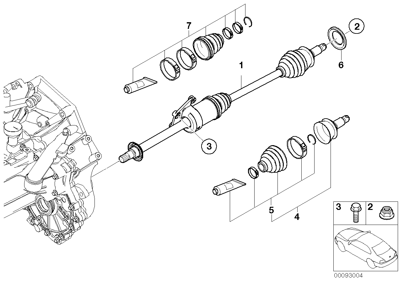 Opel 31607518258 - Putekļusargs, Piedziņas vārpsta autodraugiem.lv