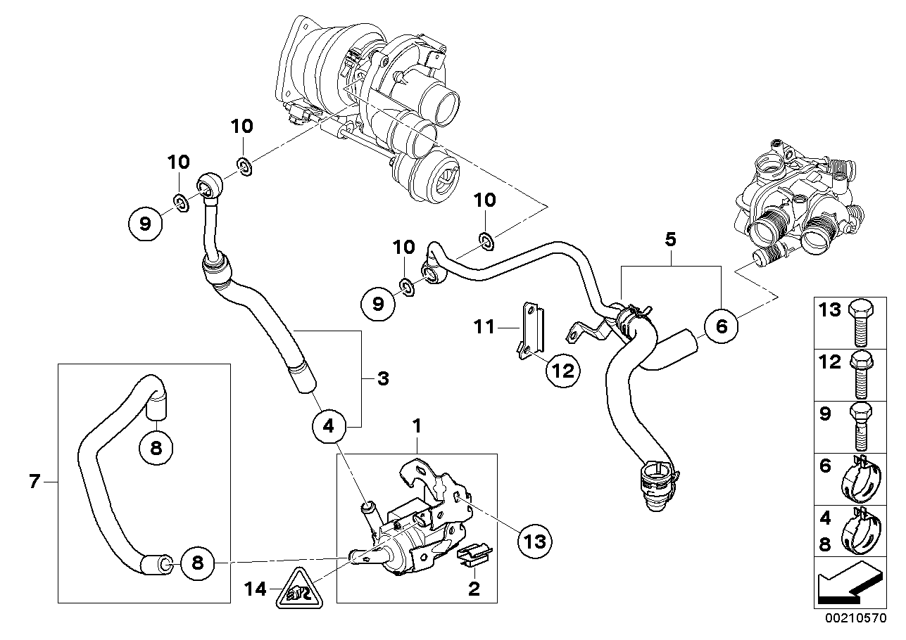 Mini 11 53 7 630 368 - Turētājs, Papildu ūdenssūknis autodraugiem.lv