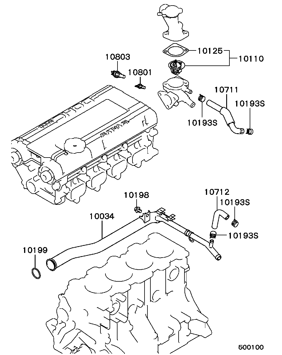 TOYOTA MD997607 - Termostats, Dzesēšanas šķidrums autodraugiem.lv