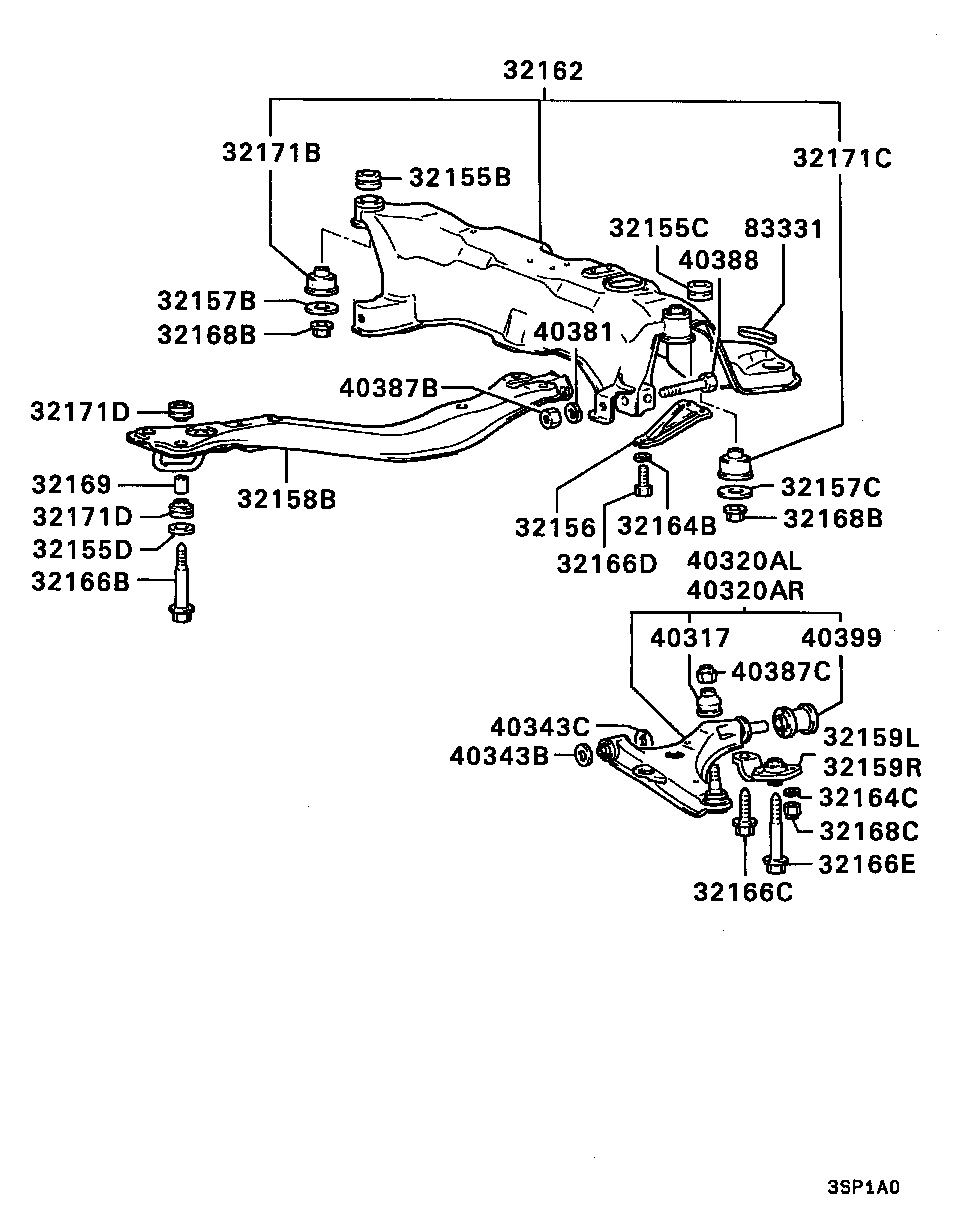 Mitsubishi MB518283 - Balst / Virzošais šarnīrs autodraugiem.lv