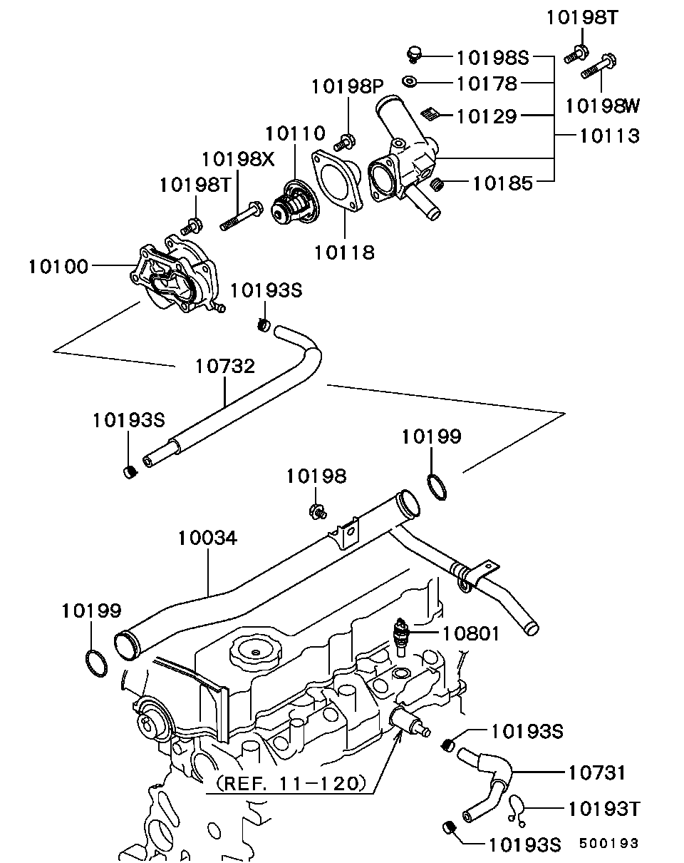 Mitsubishi MD175746 - Termostats, Dzesēšanas šķidrums autodraugiem.lv