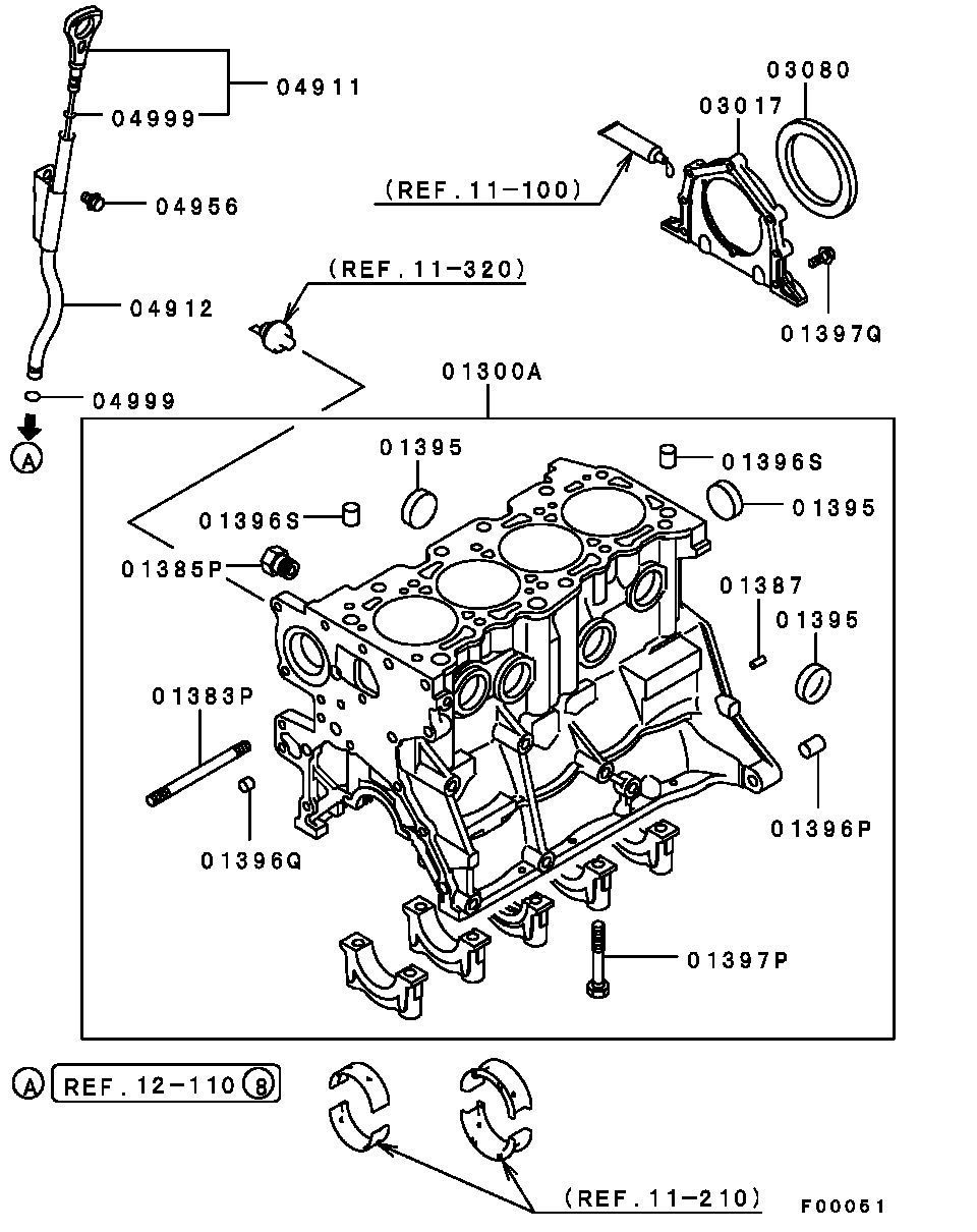 Mitsubishi MD372250 - Vārpstas blīvgredzens, Kloķvārpsta autodraugiem.lv