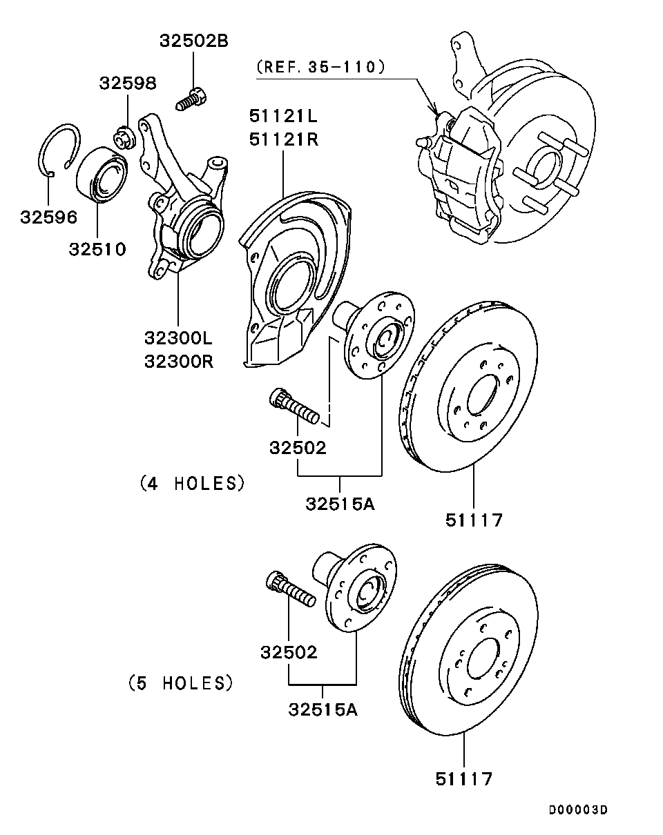 Mitsubishi MR510966 - Bremžu diski autodraugiem.lv