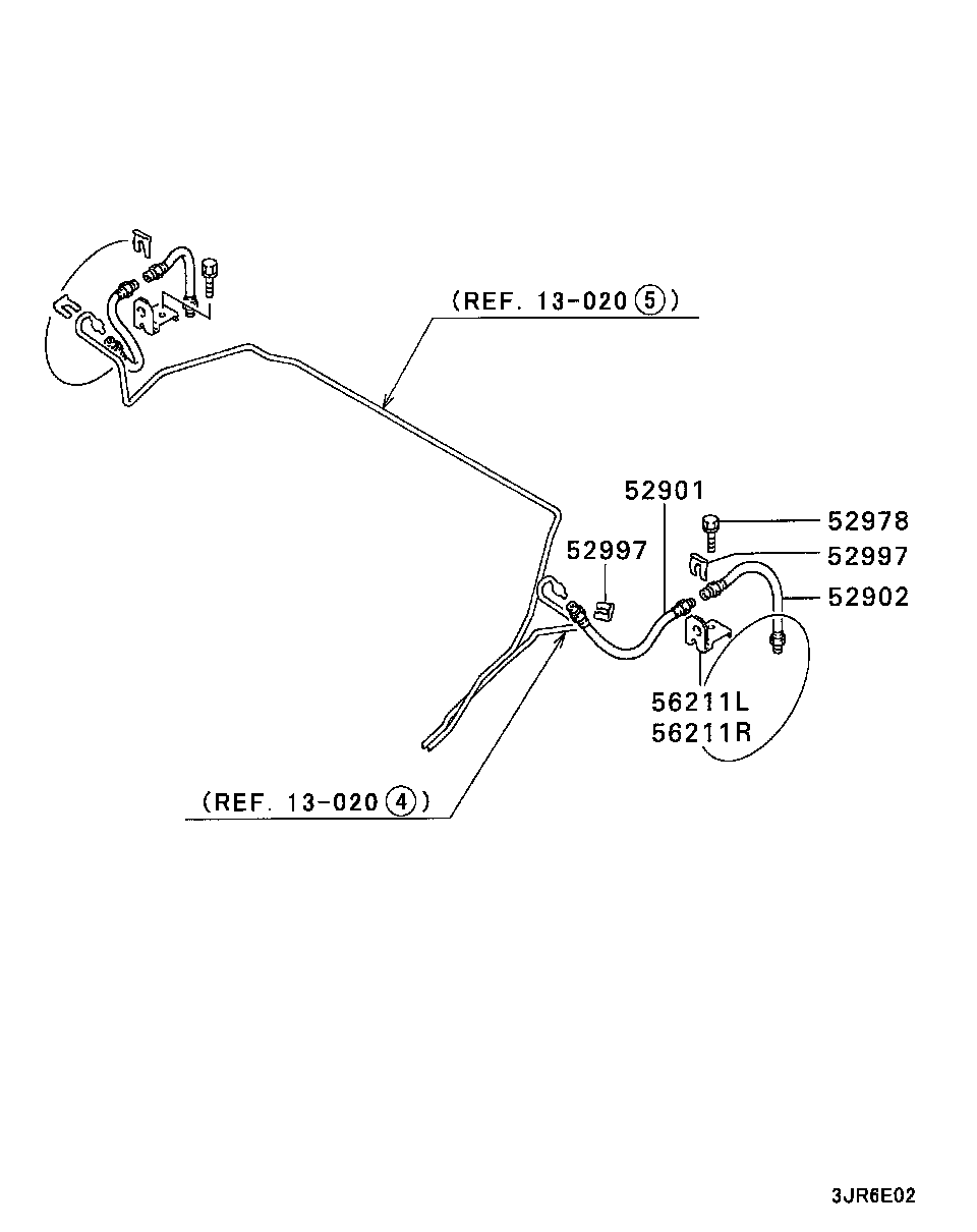 Mitsubishi MB857545 - Bremžu šļūtene autodraugiem.lv