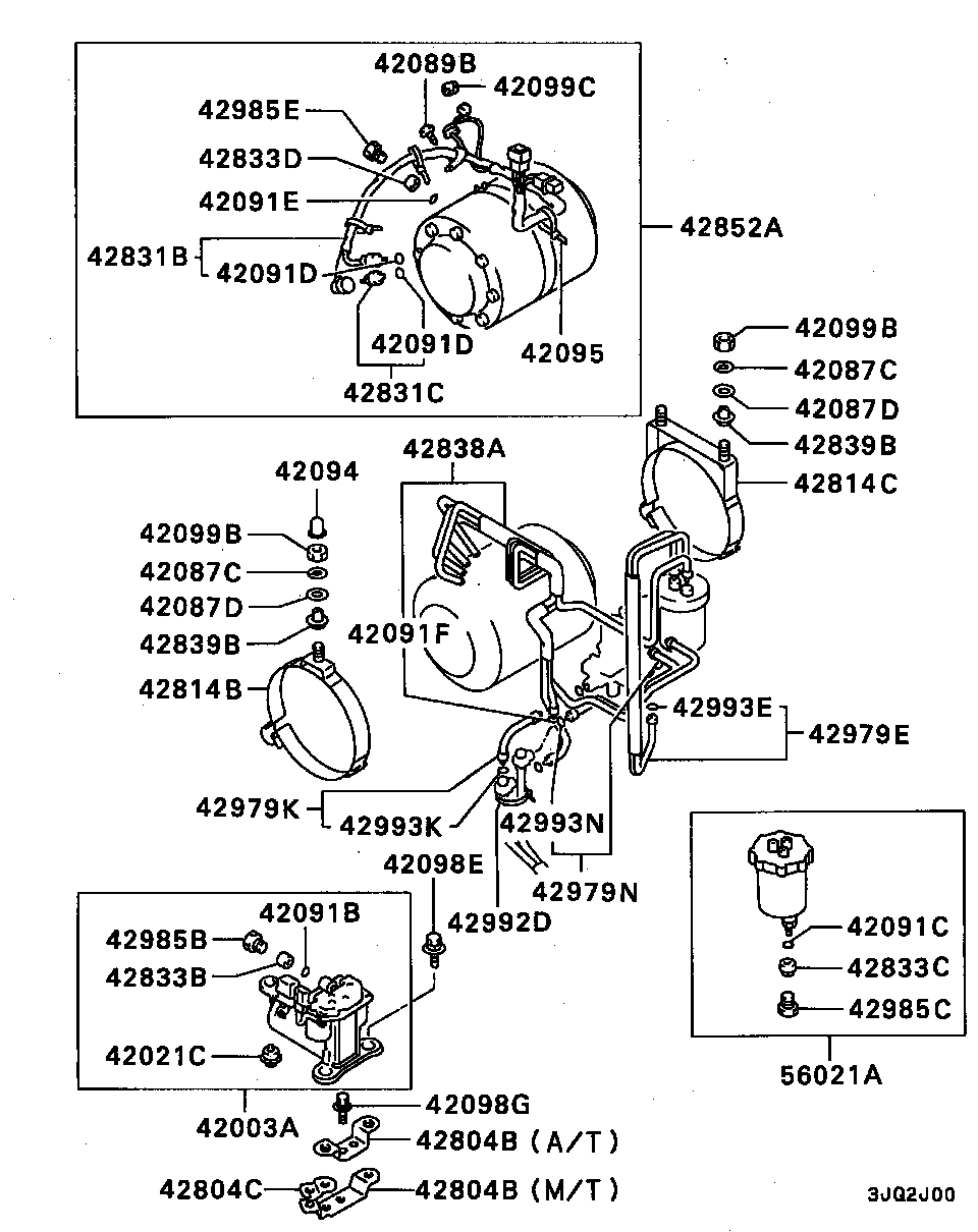 Mitsubishi MF240052 - Skrūve, Izplūdes sistēma autodraugiem.lv