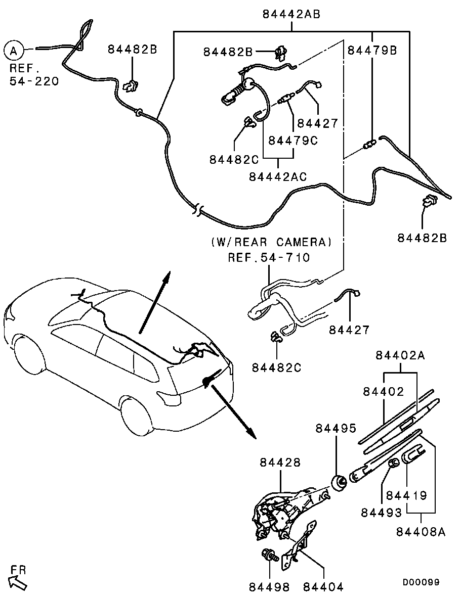 Mitsubishi 8253A224 - Stikla tīrītāja slotiņa autodraugiem.lv