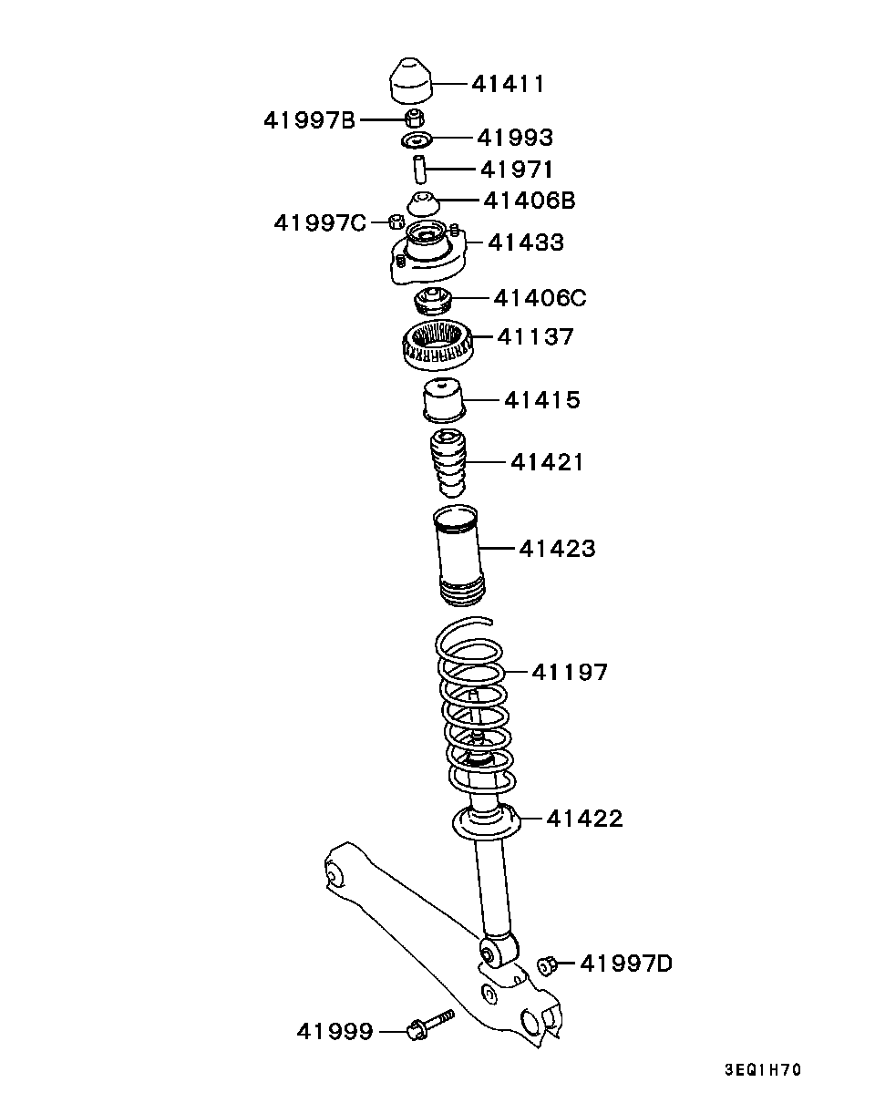 Mitsubishi MB809280 - Atsperes atbalstplāksne autodraugiem.lv