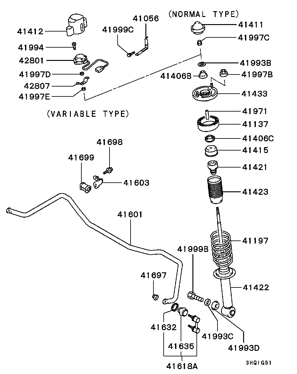 TOYOTA MB892982 - Stiepnis / Atsaite, Stabilizators autodraugiem.lv