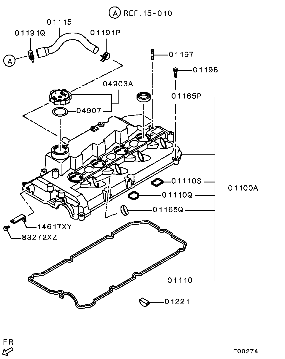 Mitsubishi MN149704 - Blīve autodraugiem.lv