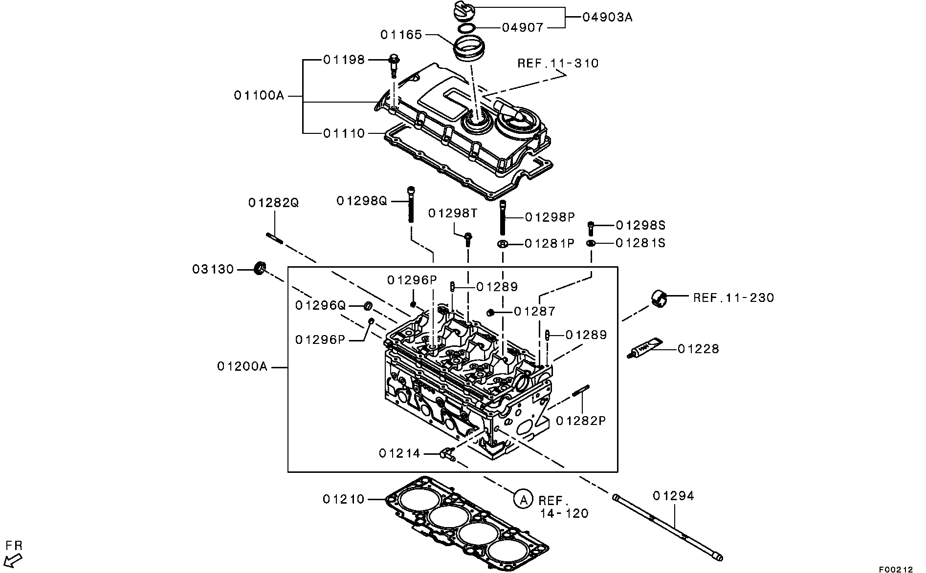 Mitsubishi MN980028 - Skrūve, Izplūdes sistēma autodraugiem.lv